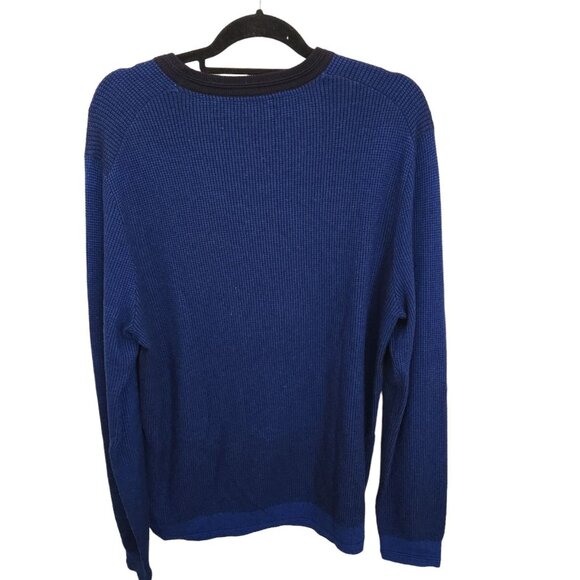 Ted Baker Sweater Men's 6 (US 2XL) Viscose Cashmere Waffle Knit Pullover Jumper - Picture 3 of 11